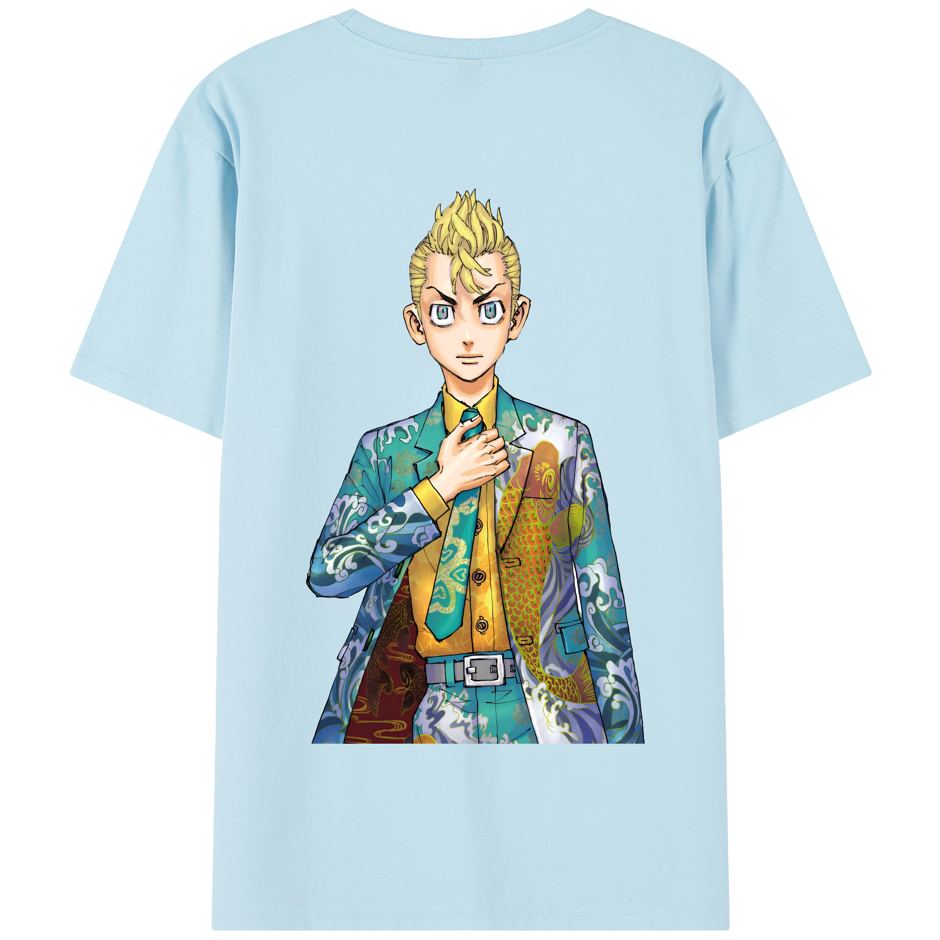 （画像用） 東京リベンジャーズ Tokyo Revengers 綿100％半袖Tシャツ（背面プリント）